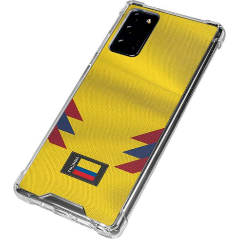 Colombia Soccer Flag Galaxy Note20 5G Clear Case
